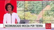 Vía Pasto - Mocoa se encuentra incomunicada tras deslizamientos de tierra