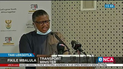 Mbalula calls for unity in taxi industry