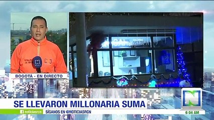 Roban más de $1.000 millones de carro de empresa de seguridad en Bogotá