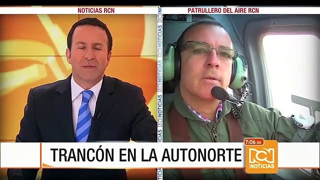 Accidente de camión generó grave trancón en la Autonorte