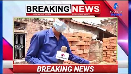 ग्राम धौरका में घटिया मटेरियल से किया जा रहा है शौचालय का निर्माण