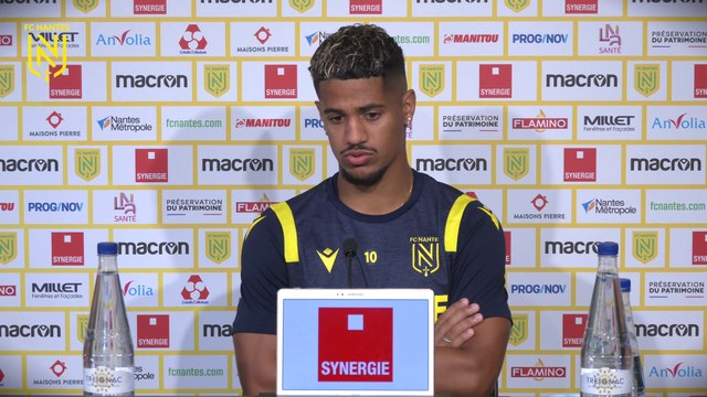 La conférence de presse de Ludovic Blas avant AS Monaco - FC Nantes
