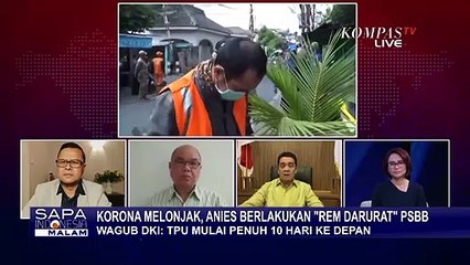 Wagub DKI Sampaikan Alasan PSBB Total Jakarta: TPU Mulai Penuh 10 Hari ke Depan