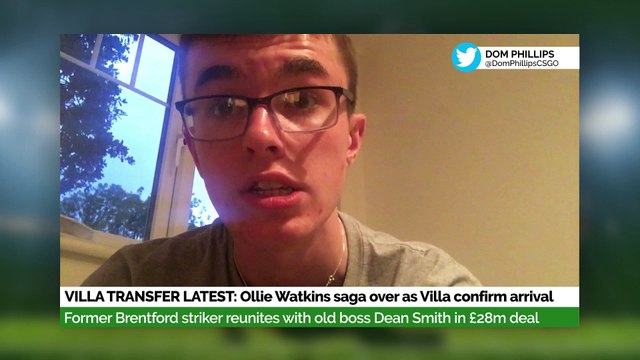 Ollie Watkins signs for Aston Villa