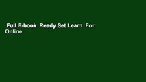 Full E-book  Ready Set Learn  For Online
