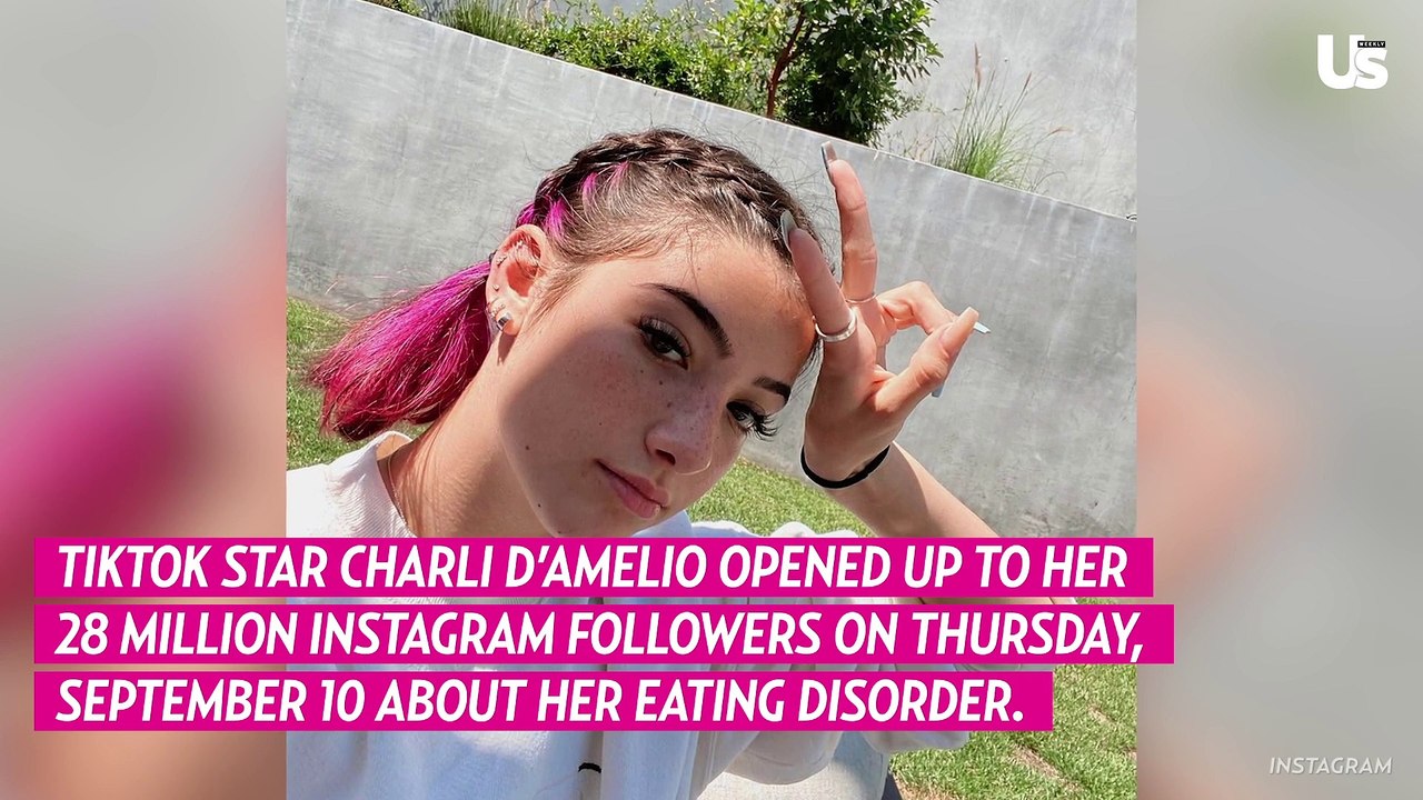 Tiktok Star Charlie D'Amelio Reveals She Has An Eating Disorder - video  Dailymotion