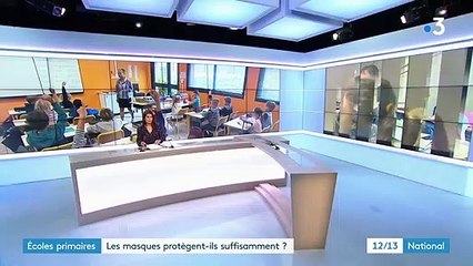 Écoles primaires : la question de l'efficacité du masque en tissu