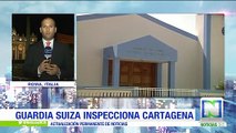 Guardia Suiza inspeccionó los lugares que visitará el papa Francisco en Cartagena