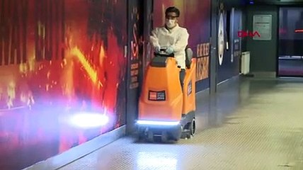 Galatasaray'da Gaziantep FK maçı için stadyum dezenfekte edildi