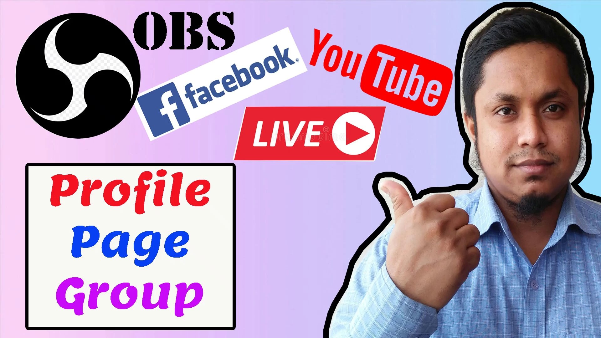 ⁣How to Live Stream on Facebook Page/Group/Profile with OBS | OBS live streaming setting for Facebook