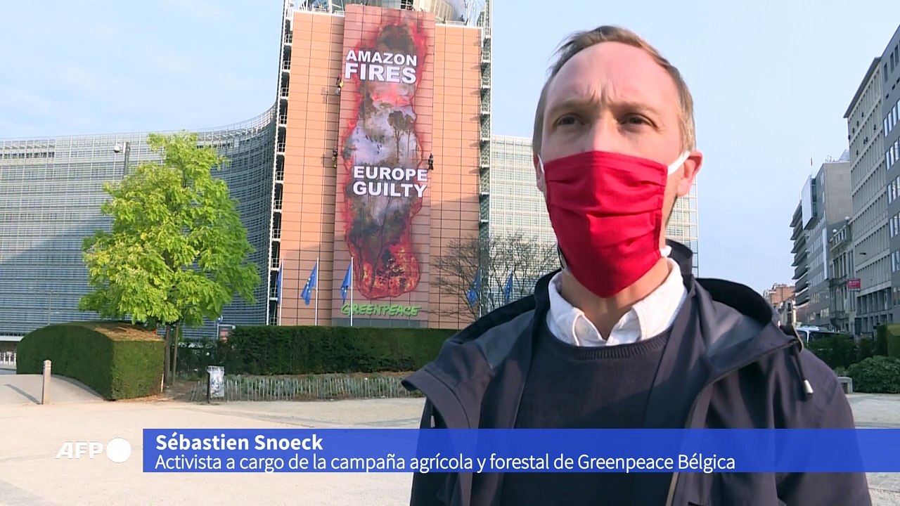 Greenpeace: "la Amazonía arde, Europa es culpable"