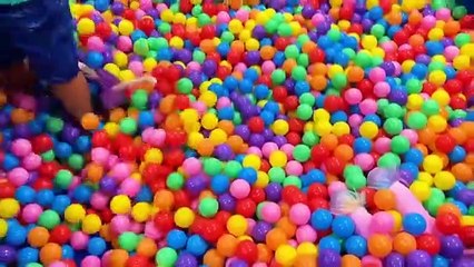 24 hrs in the Ball Pit Challenge Wins with Ryan Emma and Kate!!!