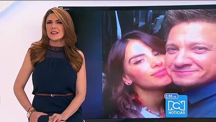 Jeremy Renner y Jessica Cediel, ¿romance a la vista?