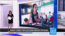 Transportadores rechazan posible cobro a reproducción musical en sus vehículos