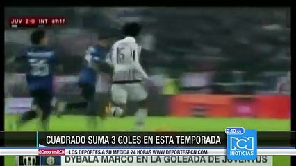 Juan Guillermo Cuadrado fue figura en el triunfo de la 'Juve'