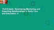Full E-book  Developing Mentoring and Coaching Relationships in Early Care and Education: A