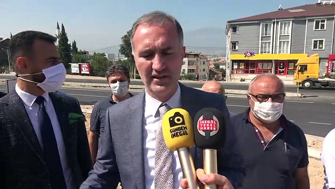 İnegöl-Yenişehir Yolunun çevresi düzenleniyor