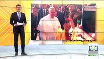 Una azafata colombiana será la encargada de acompañar al papa Francisco en su regreso a Roma