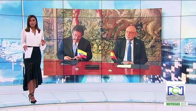 Fiscal Néstor Humberto Martínez firmó acuerdo con su homólogo español para intercambiar información