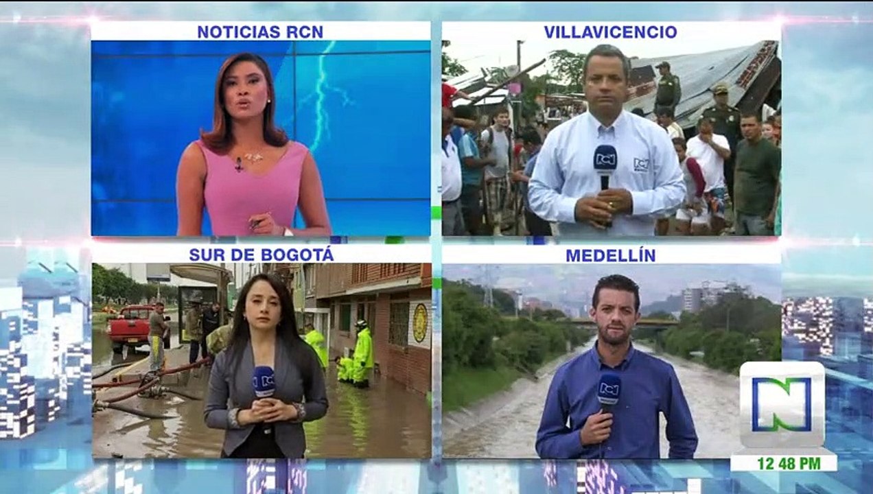 Diez barrios de Bogotá resultaron inundados por las fuertes lluvias de este sábado