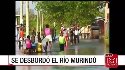 Río Murindó se desbordó en veredas del Urabá antioqueño