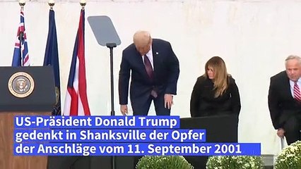 Trump und Biden gedenken der Opfer der 9/11-Anschläge auf getrennten Veranstaltungen