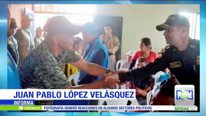 Polémica por foto en la que aparecen el comandante de la Policía de Caquetá y alias El Paisa