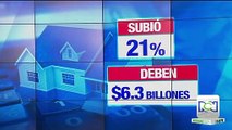 Se incrementó la deuda morosa de los colombianos con el sistema financiero