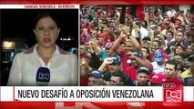 Chavismo asegura que no permitirá marcha de la oposición este miércoles