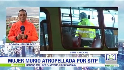 Alimentador de Transmilenio atropelló a una mujer en Usme