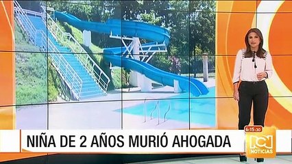 Niña de 2 años se ahogó en piscina para adultos en Antioquia