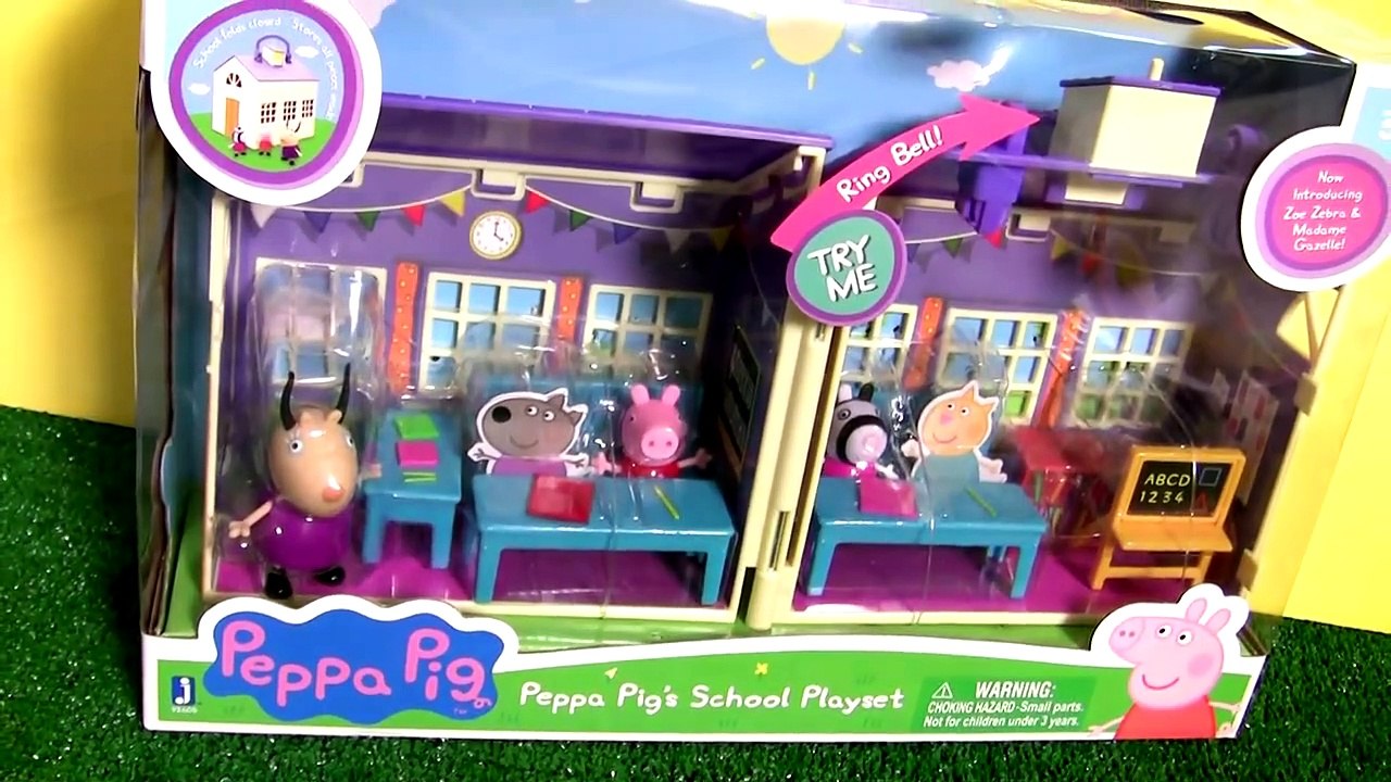peppa pig back to school playset