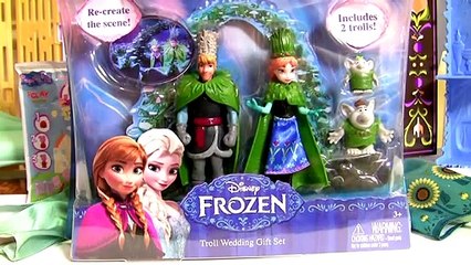 Download Video: FROZEN Wedding Princess Anna & Kristoff - Disney Troll Wedding Set - Magiclip Elsa Play Doh Clay