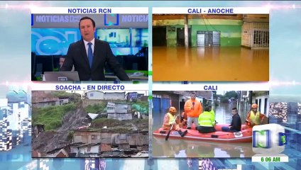 Persiste en Cali la emergencia por el desbordamiento del río Cauca