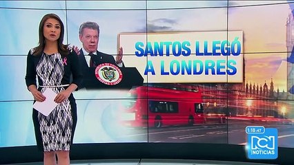 Educación, cambio climático y paz, entre los temas que abordará Santos en Reino Unido