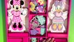 Minnie's Bow-Tique Dress-up Wooden Magnetic Dolls with Daisy Duck Disney Muñecas de Madera