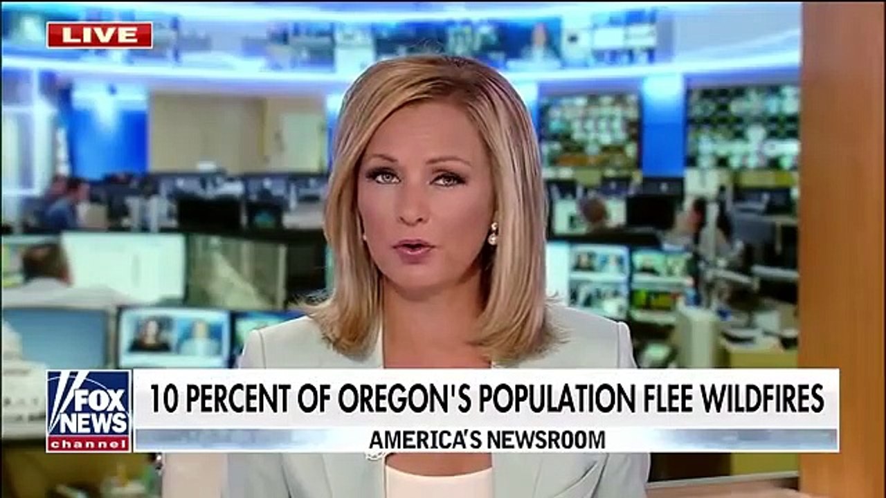 10 percent of Oregon’s population flee wildfires