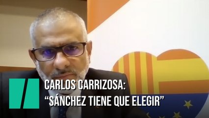 Carrizosa, sobre los presupuestos: "Sánchez tendrá que elegir: Esquerra o Ciudadanos"