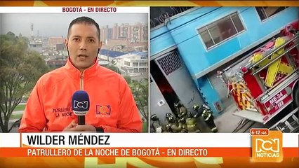 Emergencia por incendio en bodega del barrio San Benito de Bogotá