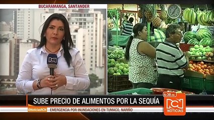 Precio de los alimentos en Santander aumentó cerca del 40% por la sequía