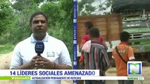 Denuncian amenazas contra líderes sociales en el sur de Bolívar
