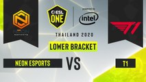 Dota2 - T1 vs. Neon Esports - Game 1 - ESL One Thailand 2020 - Lower Bracket R2 - Asia