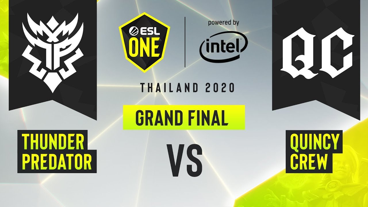 Dota2 - Thunder Predator vs. Quincy Crew - Game 1 - ESL One Thailand 2020 - Grand Final - AM