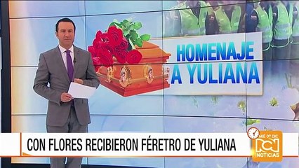 Con pañuelos blancos y flores fue recibido el féretro de la pequeña Yuliana en la funeraria