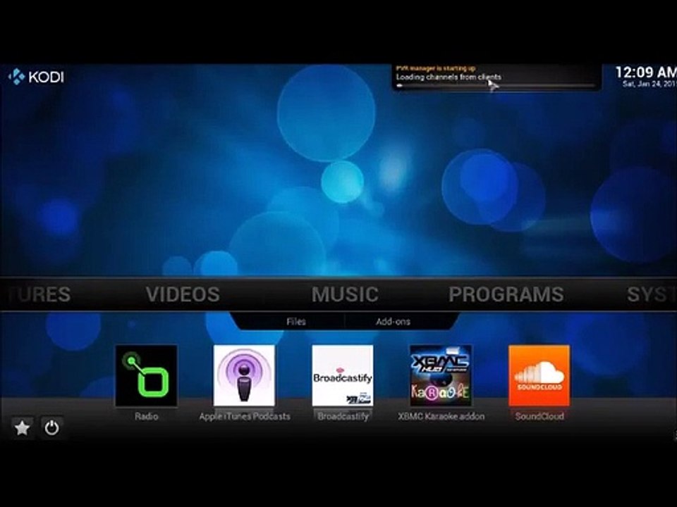 XBMC Kodi How to setup guide IPTV Live TV channels over 7000