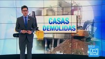 Cinco casas donde funcionaba un expendio de droga fueron demolidas en Cúcuta