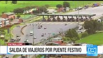 Operativo de las autoridades para la salida de viajeros en este puente festivo