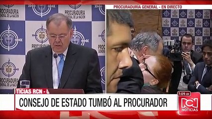 "Se cumplió el primer pacto de La Habana: la expulsión del Procurador": Ordóñez