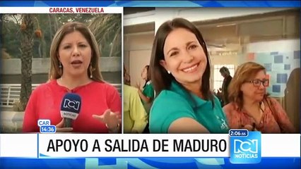 Oposición venezolana apoya la salida de Maduro
