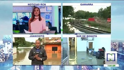 Desbordamiento del río Magdalena en Gamarra, Cesar, provocó daños en vía férrea de la zona
